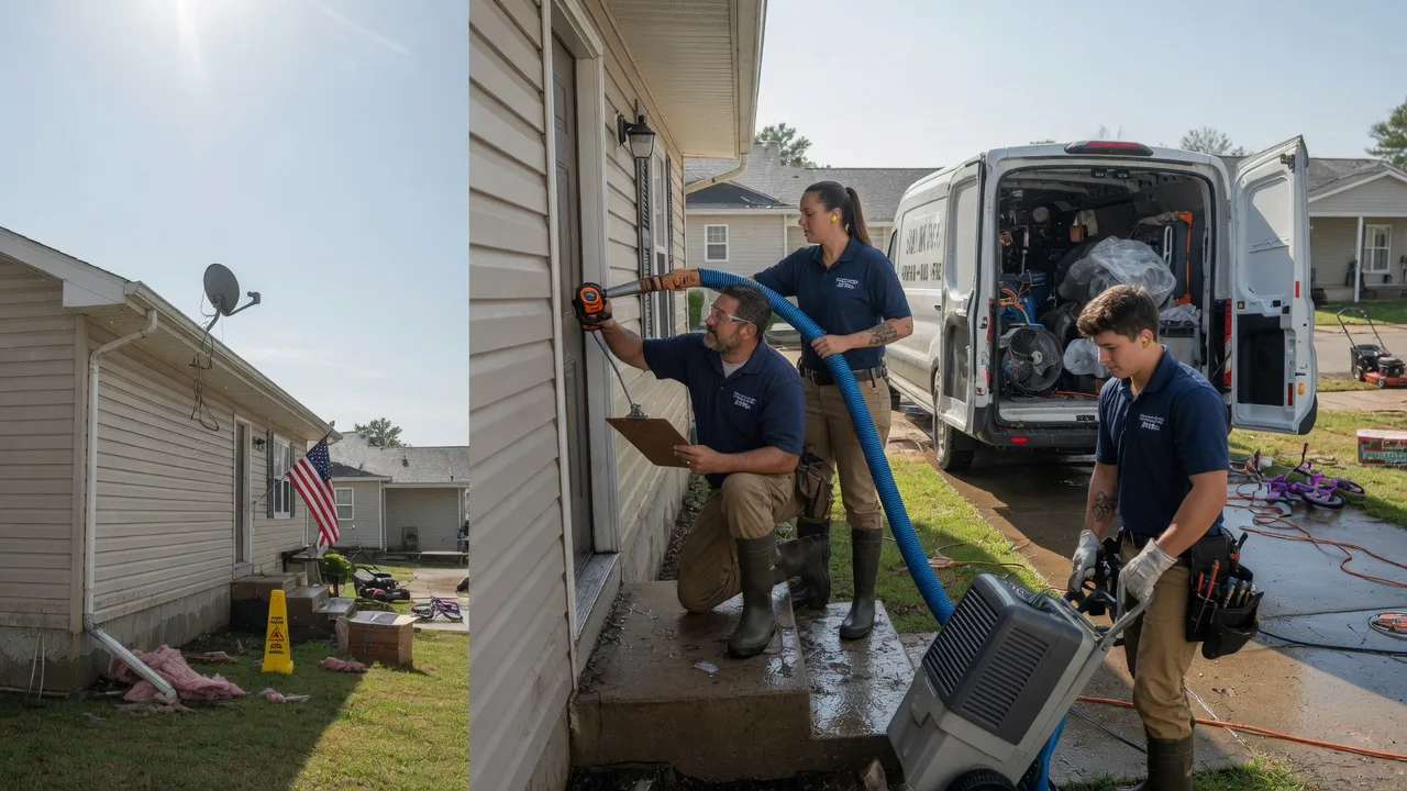 Ceiling Water Damage Restoration in Newbern, TN near me